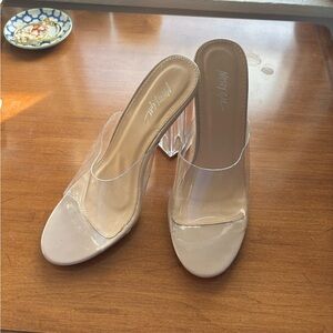 Nasty Gal Clear Women's Heels